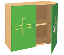 First Aid Wall Cupboard - Double Door