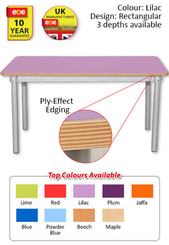 KubbyClass Rectangular Tables - 1800mm Length
