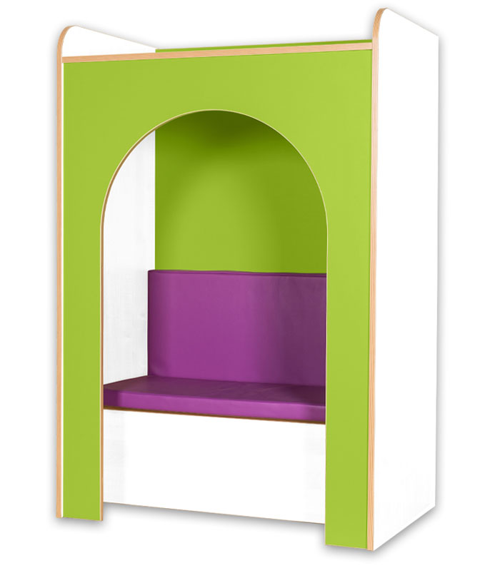 KubbyClass Reading Nook with Seating & Backing Pad - Polar