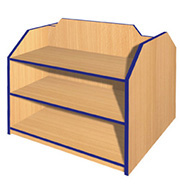 3FT Double sided Bookcase 