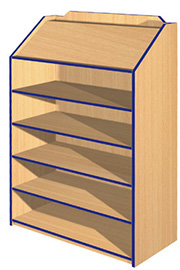 6FT Display Bookcase  