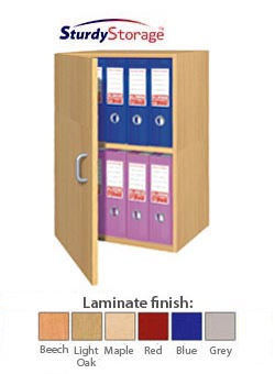 Wall Mounted Cupboard With Door - Medium Tall