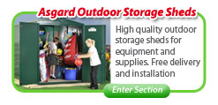 Asgard Outdoor Storage Sheds