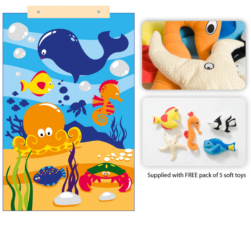 Bottom of the Sea Wall Display - Standard (plus FREE pack of 5 toys) Bottom of the Sea Wall Display - Standard (plus FREE pack of 5 toys)