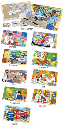 Bundle 1 - I Want To Be... Puzzle Collection - Set of 10 Puzzles Bundle 1 - I Want To Be... Puzzle Collection - Set of 10 Puzzles