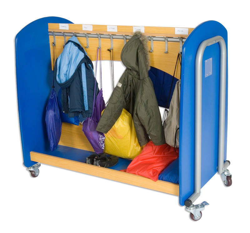 Double Sided Cloakroom Trolley Double Sided Cloakroom Trolley