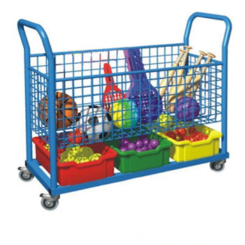 Deluxe Fully Welded Sports Trolley with 3 Extra Deep Trays
