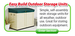 Easy Build Outdoor Storage Units