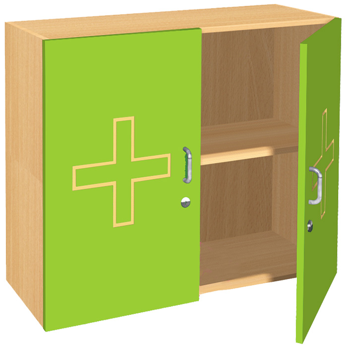 First Aid Wall Cupboard - Double Door