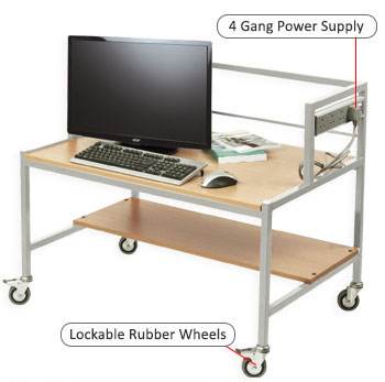 Fixed-Height Single Tier Trolley