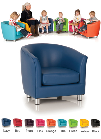 Kiddietubbies Coloured Tub Chair