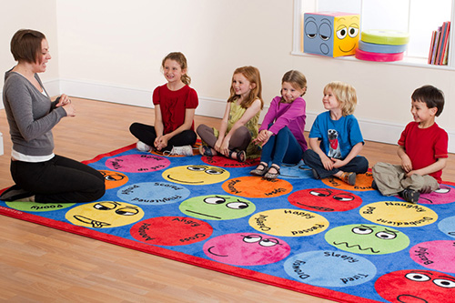 Emotions Interactive Rectangular Placement Carpet Emotions Interactive Rectangular Placement Carpet