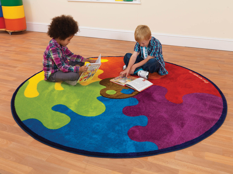 Decorative Colour Palette Carpet