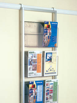 ULTRARAIL Leaflet Dispenser/Paper Rack