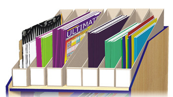 Cardboard Magazine Files