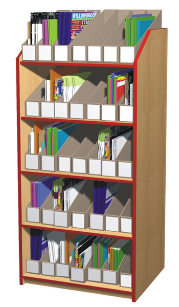 5 Shelf Magazine Unit