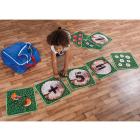 Woodland Set Of 35 Counting Mini Placement Carpets With Holdall - 4m x 4m - view 1