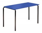 Contract Classroom Tables - Slide Stacking Rectangular Table with Matching ABS Thermoplastic Edge - view 2