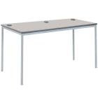 ClassCore Computer Rectangular Table with Portholes - !!<<strong>>!!1800 x 750mm!!<</strong>>!! - view 1