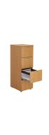 4 Drawer Wooden Filing Cabinet - view 2