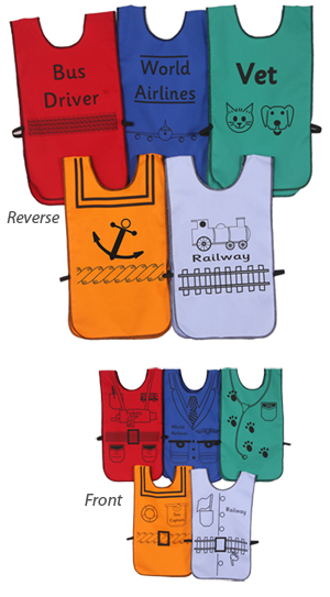 Occupations Tabards - Pack of 6