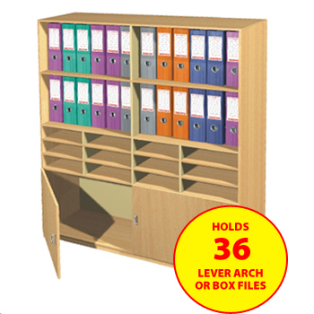 Fully Assembled Office Tidy Cupboard
