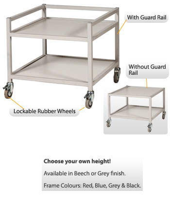 Overhead Projector Trolley With 2 Shelves