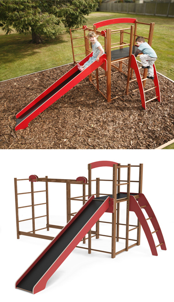 Outdoor Climbing Frame WITH Monkey Run Outdoor Climbing Frame WITH Monkey Run
