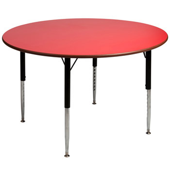 1000mm Diameter Circlular Height-Adjustable Table