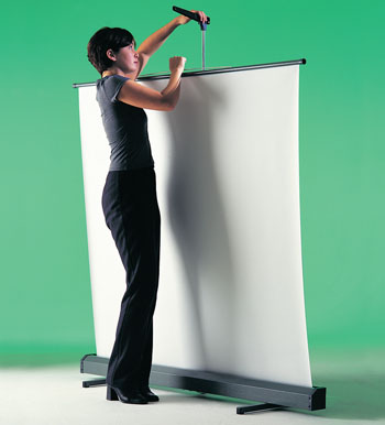 Pull-Up Projection Screen