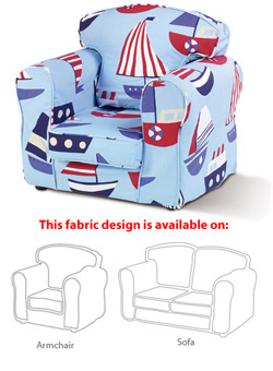 Sail Boat Loose Cover Seating