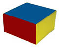 CLEARANCE SALE: Block Colour Pouf