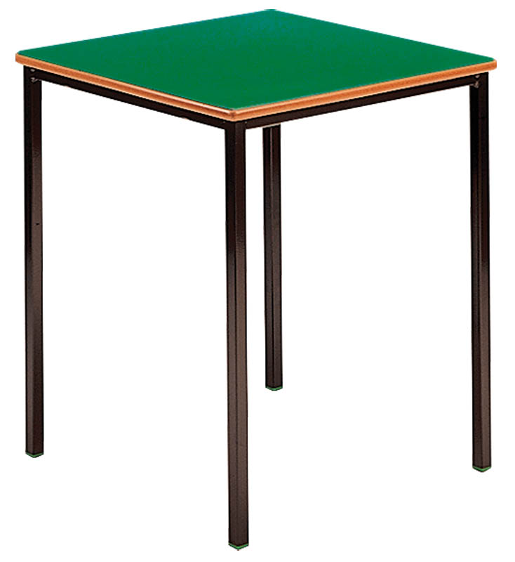 Classroom Spiral Stacking Square Table - Bullnosed MDF Edge Classroom Spiral Stacking Square Table - Bullnosed MDF Edge