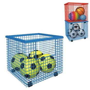Stacking Mobile Storage Baskets