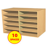 Wall Mounted 10 Space Pigeonhole Unit