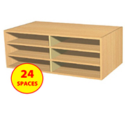 Wall Mounted 6 Space Pigeonhole Unit