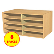 Wall Mounted 8 Space Pigeonhole Unit