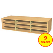 Wall Mounted 9 Space Pigeonhole Unit