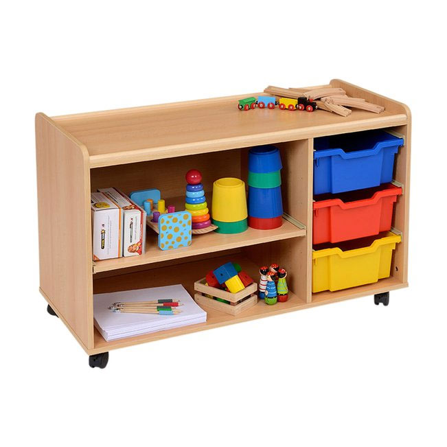 3 Deep Tray/Shelf Unit - Clear or Colour Trays 3 Deep Tray/Shelf Unit - Clear or Colour Trays
