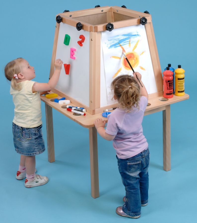 4 Sided Hardwood Easel