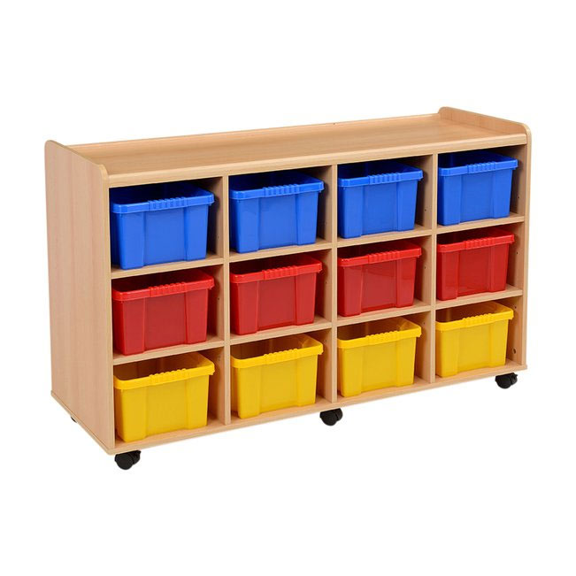 Flexi Access Unit - 12 Deep Coloured Trays - Mobile