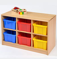 RS 6 Tray Storage Unit (Including Clear or Coloured Trays)