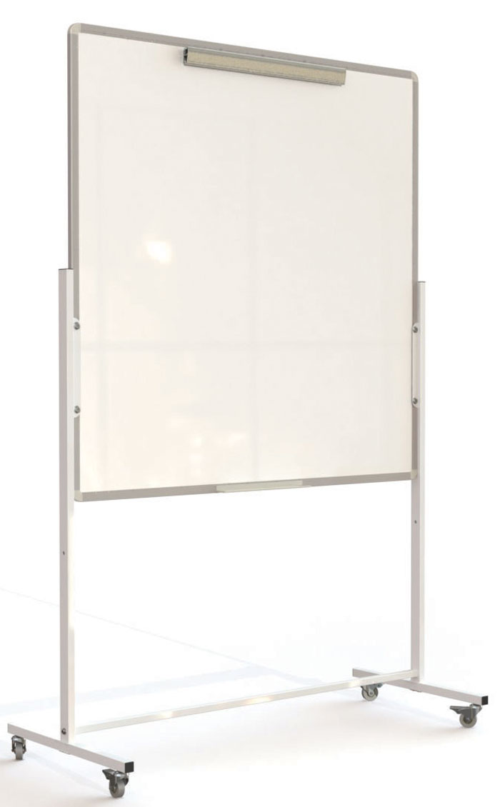 Mobile Flipchart Noticeboard Combi