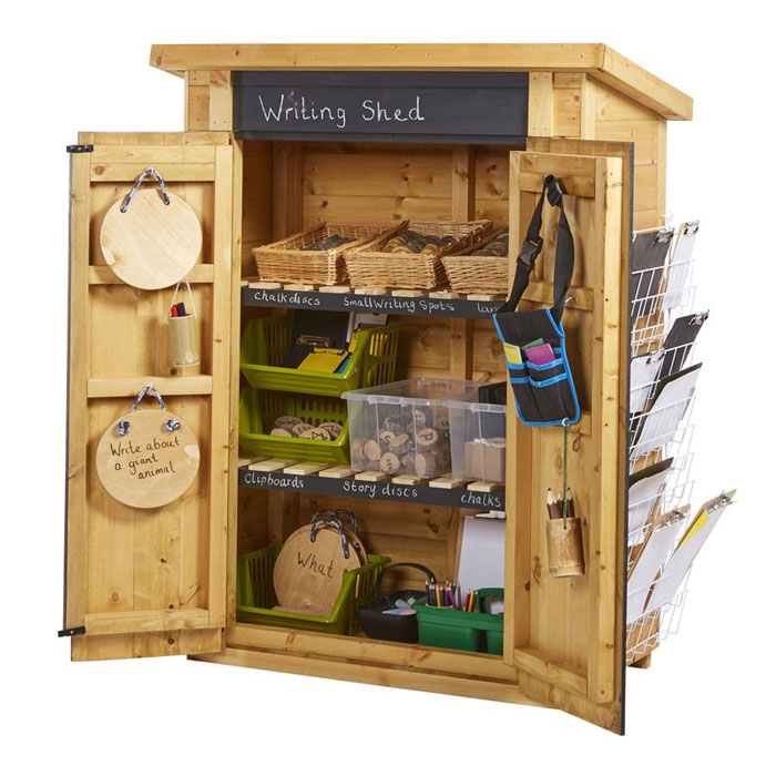 Blackboard Writing Shed