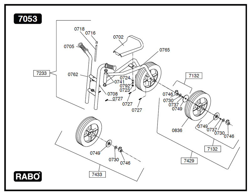 RABO 2-Wheeler Runner Spares