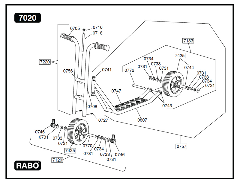 RABO 2-Wheel Scooter Spares