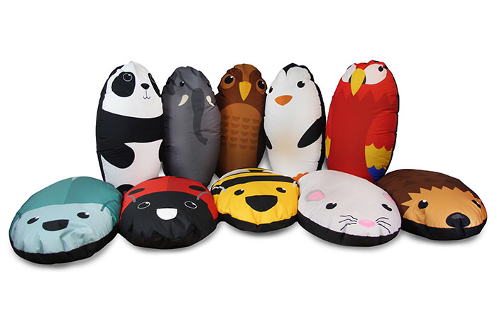 Primary Animal Character Bean Bag (Individual) 