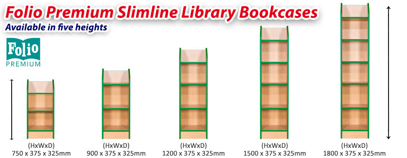 Folio Slimline Bookcase frag