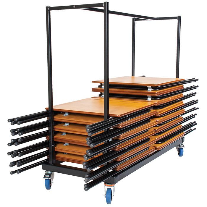 40 Z-Lite Premium Folding Exam Desks With Trolley Set