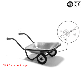 Winther Mini Viking Wheelbarrow (Model No. 436) Spare Parts 